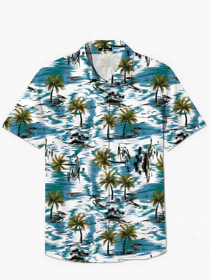 Hawaiian Men's Pocket Short Sleeve Shirts