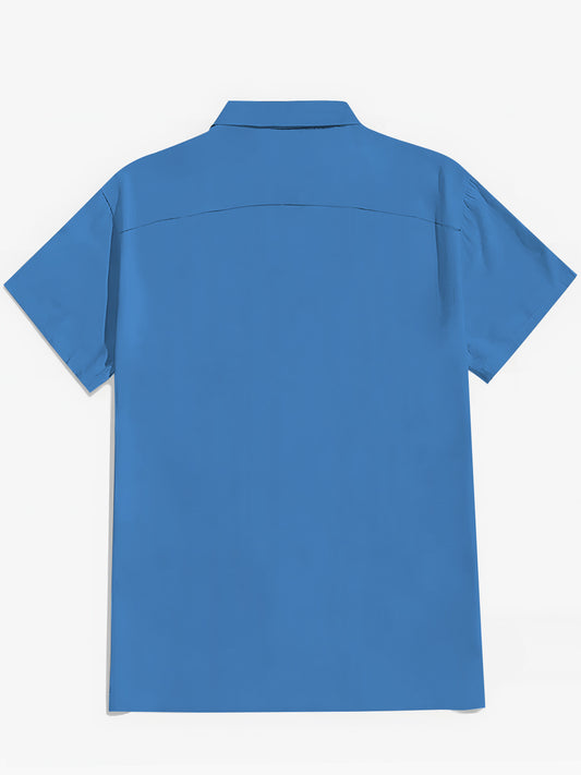Geometry Men's Pocket Short Sleeve Shirts