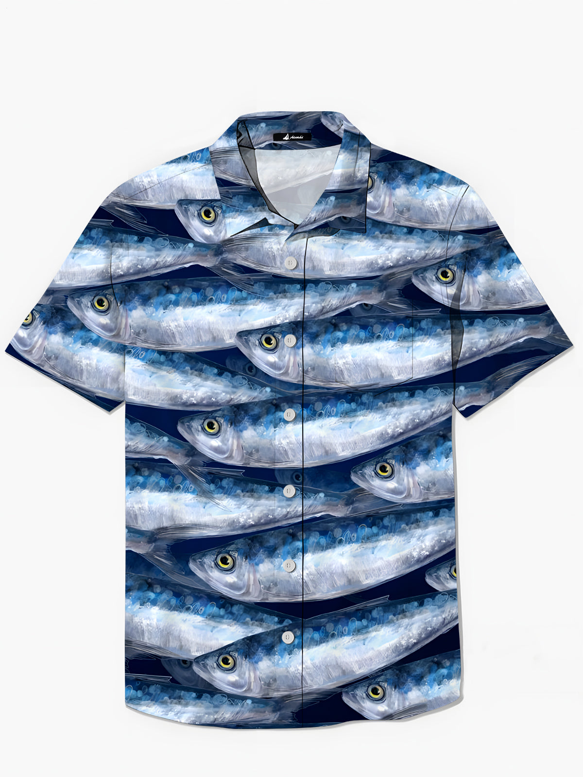 Fish Men's Pocket Short Sleeve Shirts