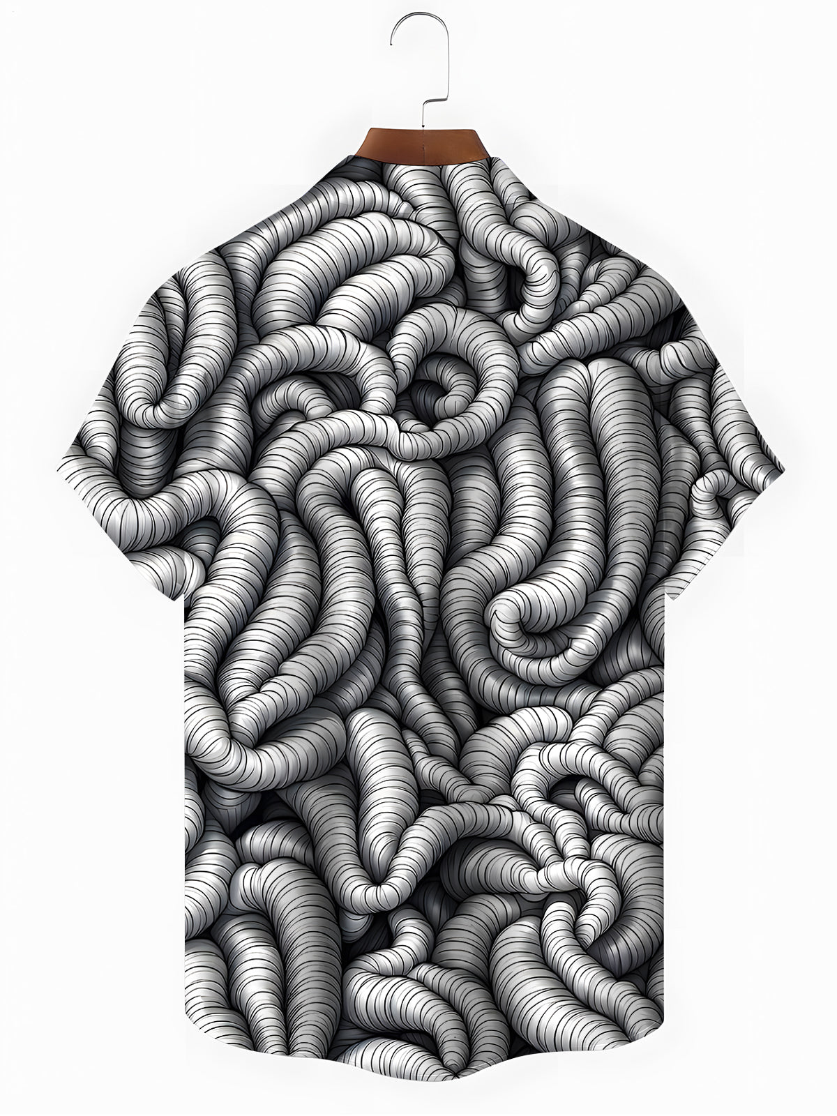 Geometry Men's Pocket Short Sleeve Shirts