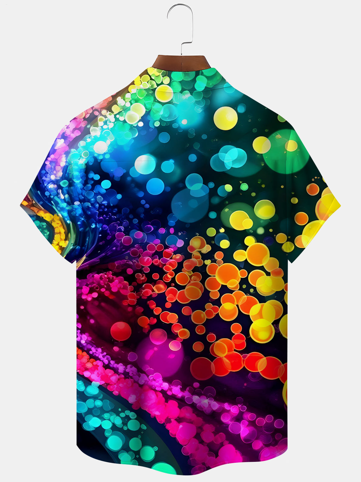 Tie Dye Men's Pocket Short Sleeve Shirts