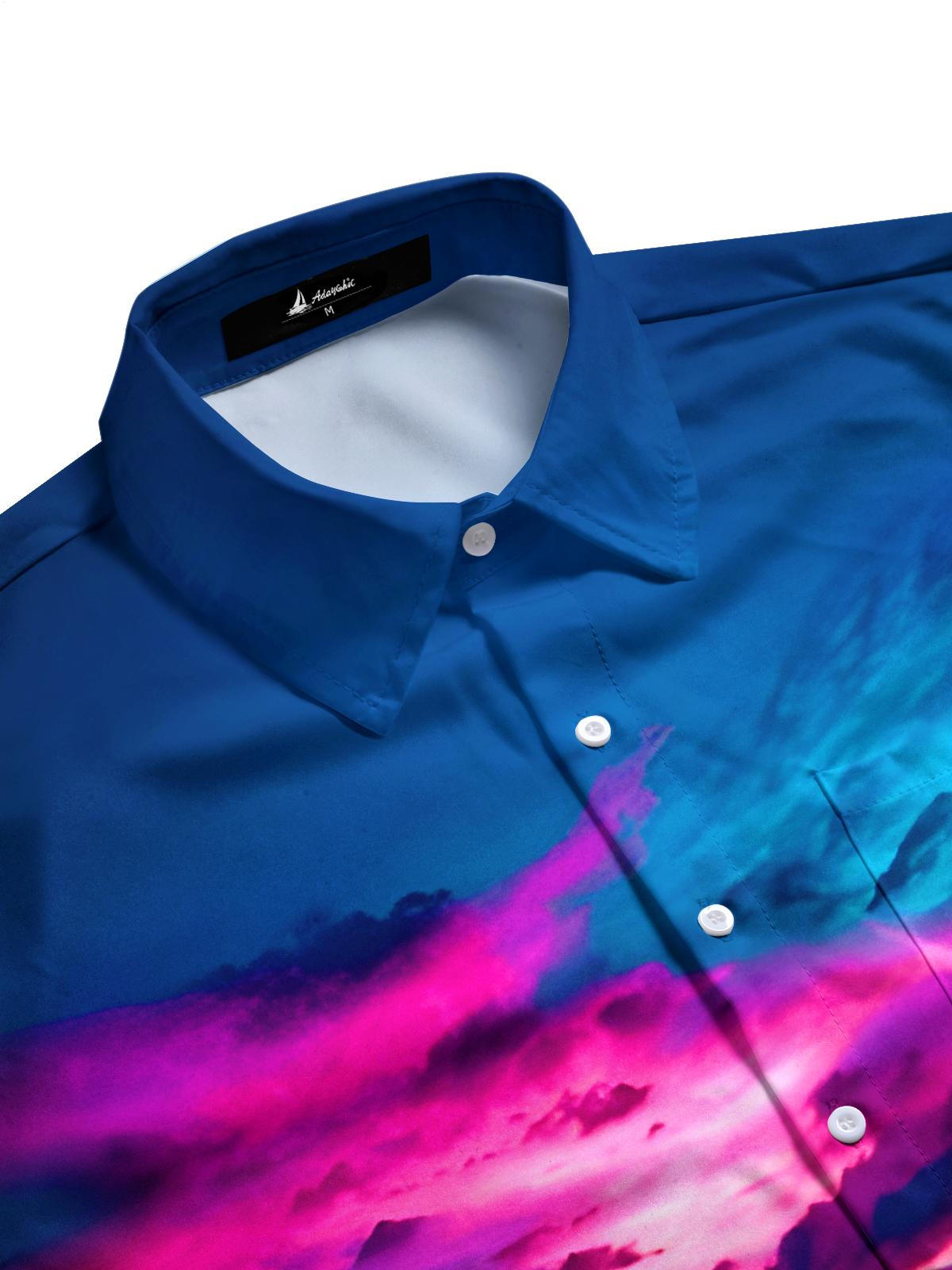 Hawaiian Beach Men's Pocket Short Sleeve Shirts