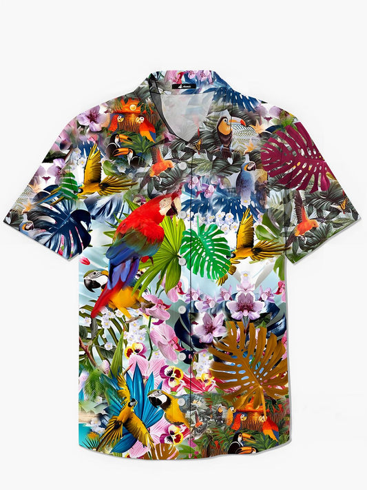 Hawaiian Men's Pocket Short Sleeve Shirts