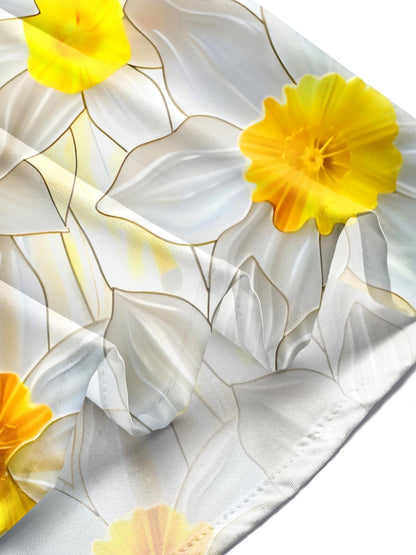 Floral Men's Pocket Short Sleeve Shirts