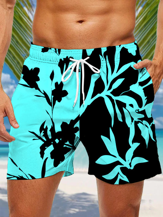 Floral Men's Print Pocket Shorts