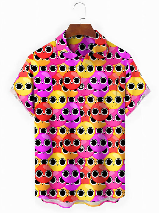 Funny Men's Pocket Short Sleeve Shirts