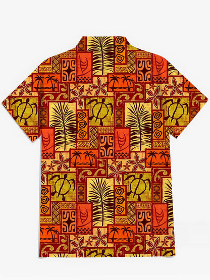 Hawaiian Men's Pocket Short Sleeve Shirts