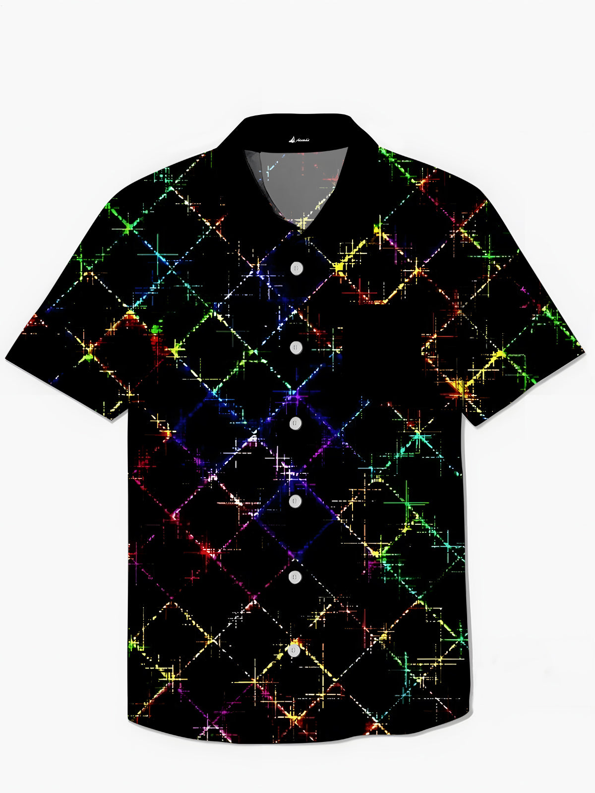 Geometry Men's Pocket Short Sleeve Shirts