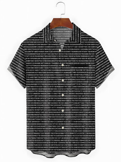 Digital Men's Pocket Short Sleeve Shirts
