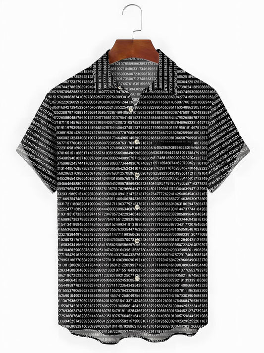 Digital Men's Pocket Short Sleeve Shirts