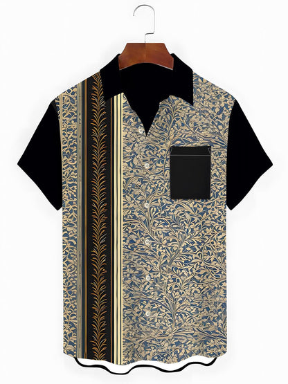 Leaf Men's Pocket Short Sleeve Shirts
