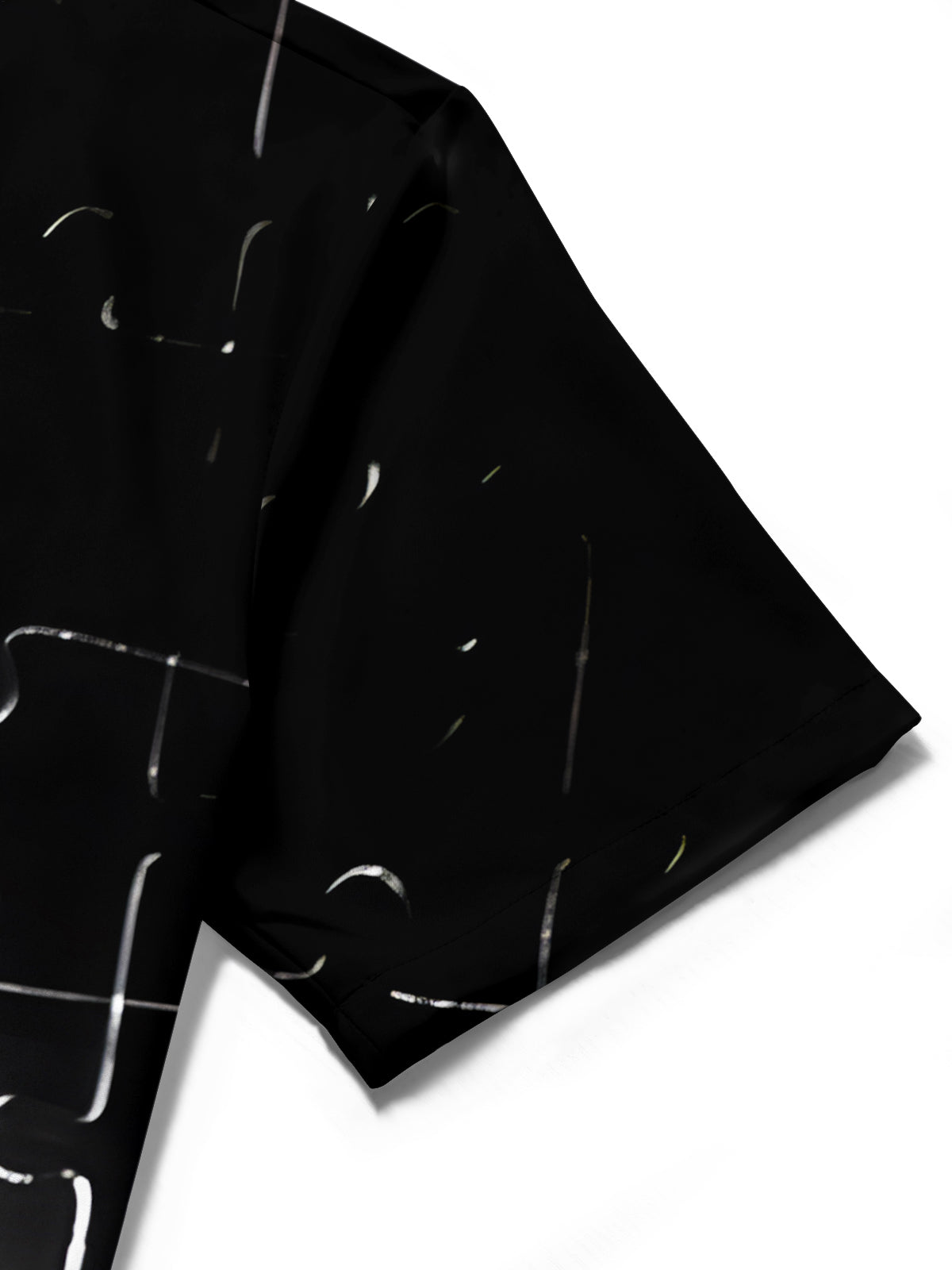 Puzzle Print Men's Pocket Short Sleeve Shirts