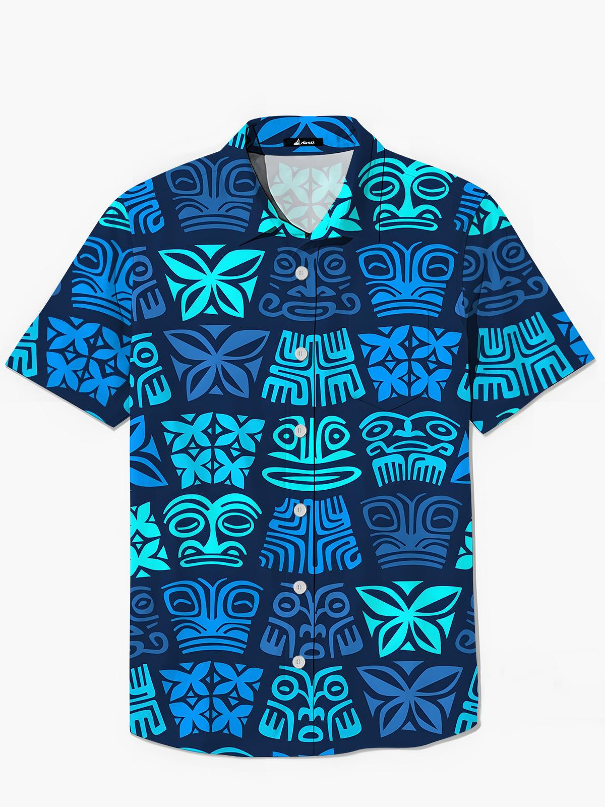 Hawaiian Men's Pocket Short Sleeve Shirts