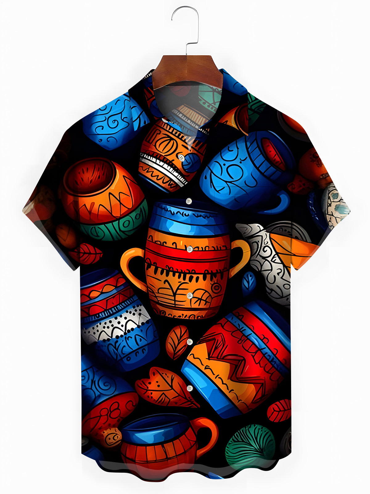 Bottle Men's Pocket Short Sleeve Shirts