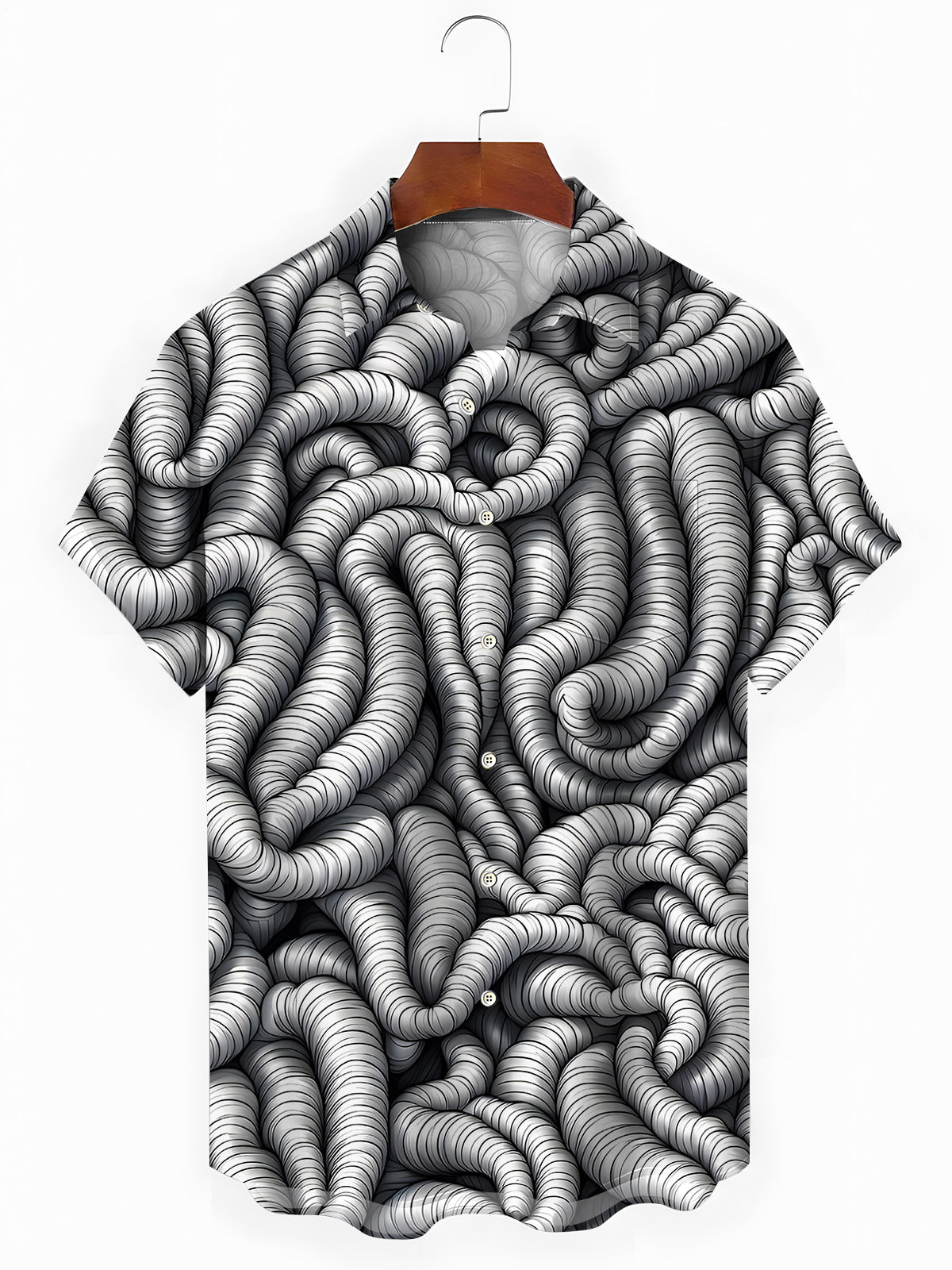 Geometry Men's Pocket Short Sleeve Shirts