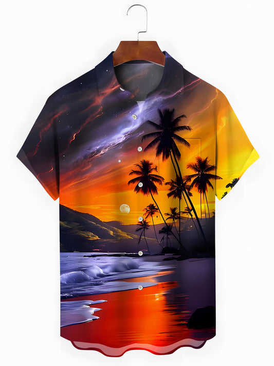 Hawaiian Men's Pocket Short Sleeve Shirts