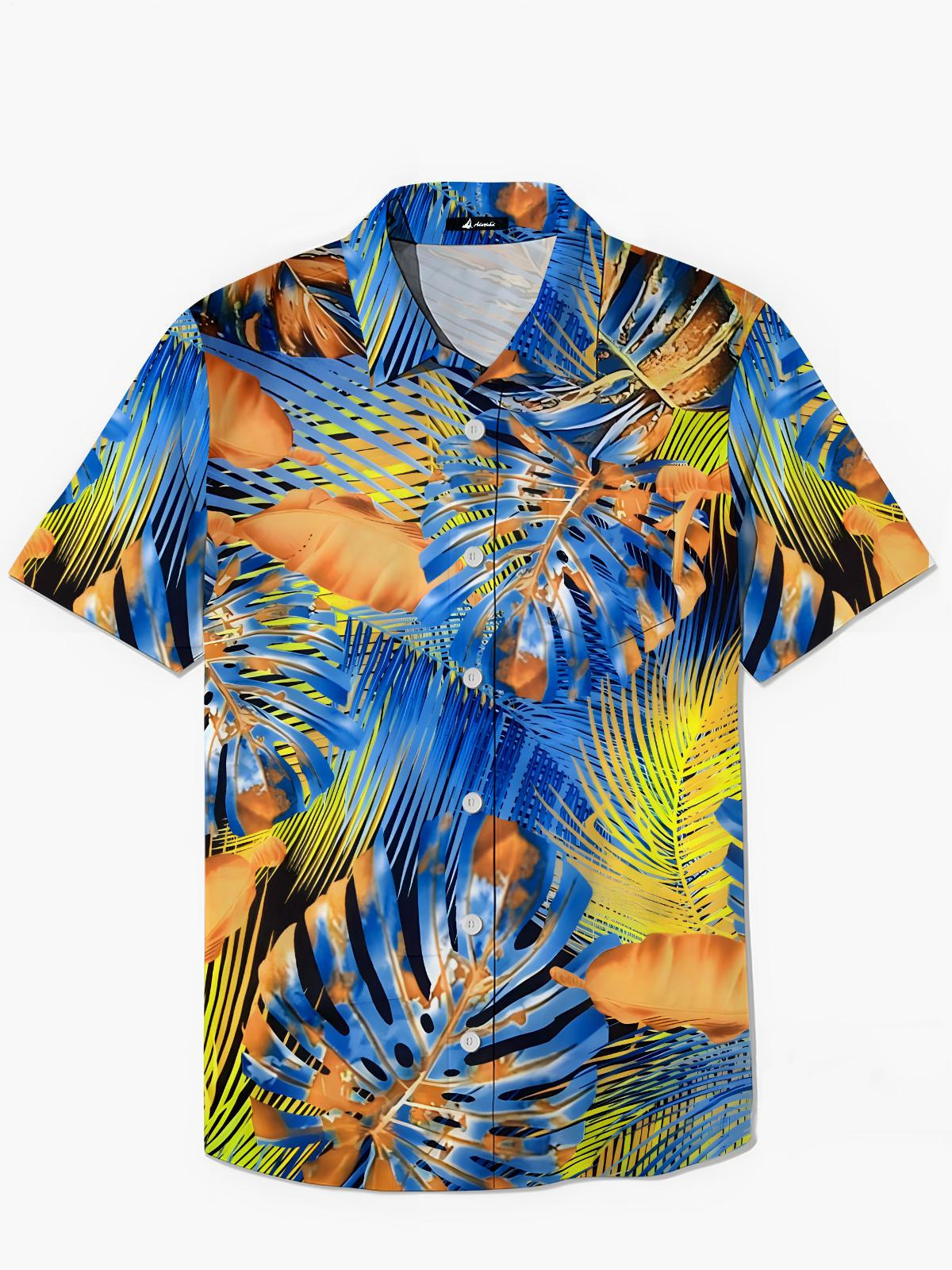 Leaf Men's Pocket Short Sleeve Shirts