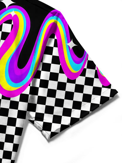 Geometry Men's Pocket Short Sleeve Shirts