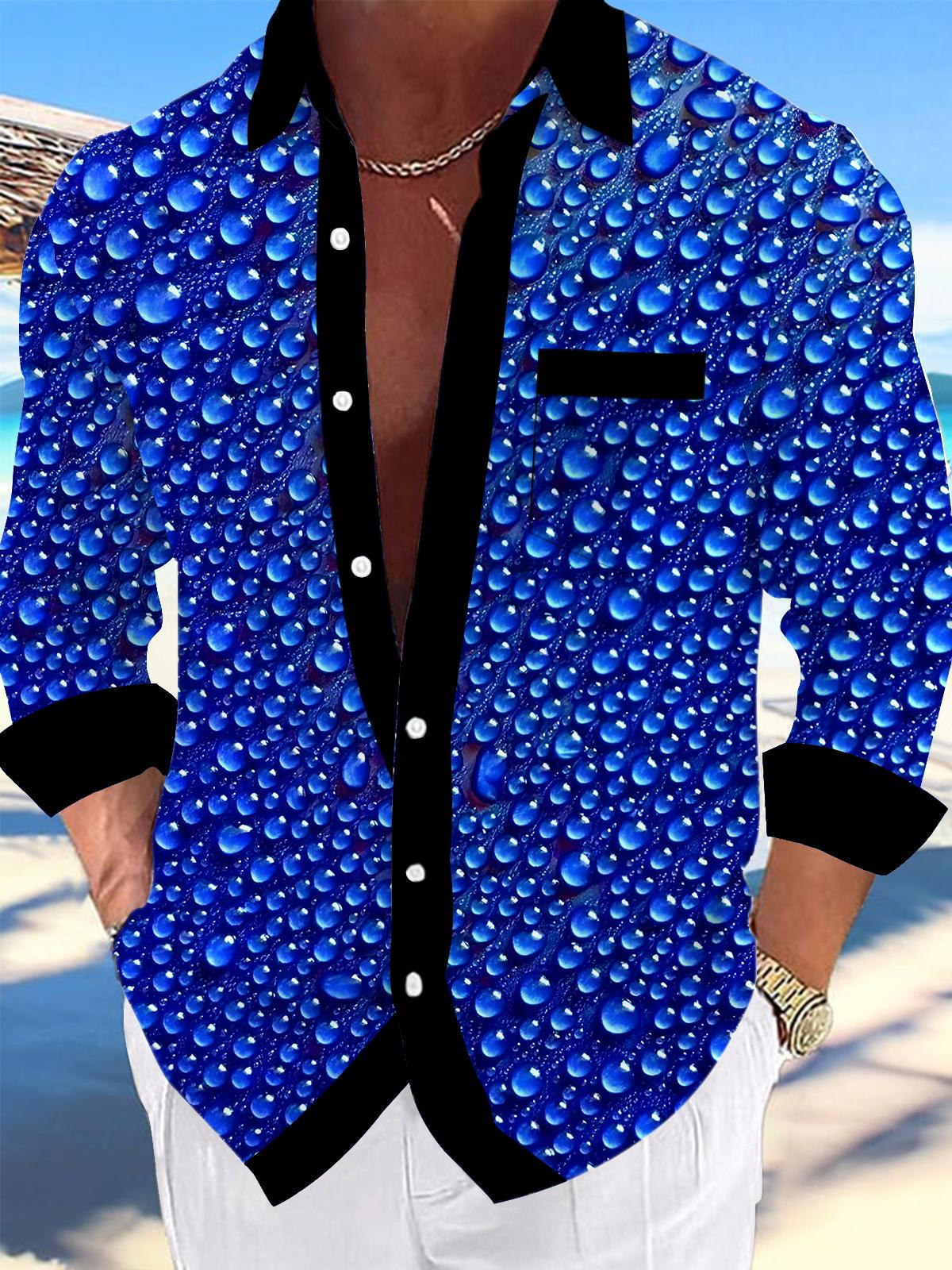men's shirt front view