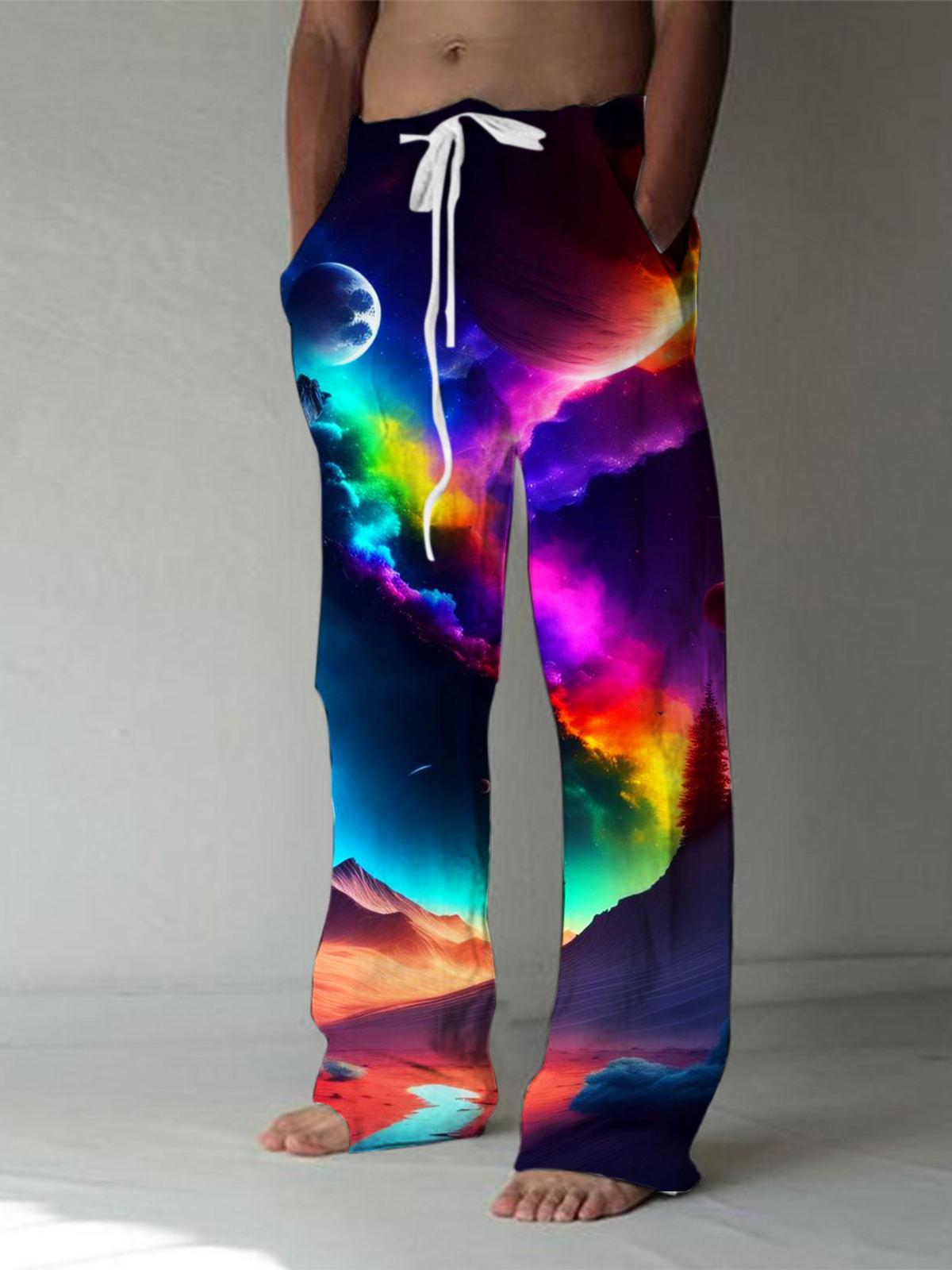 men's casual pants front view