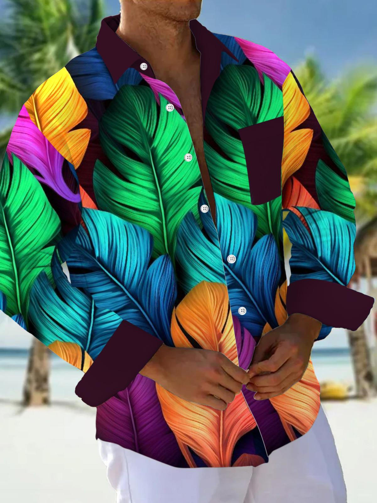 men's shirt front view