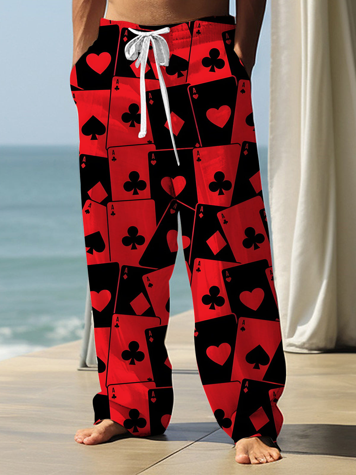 men's casual pants front view