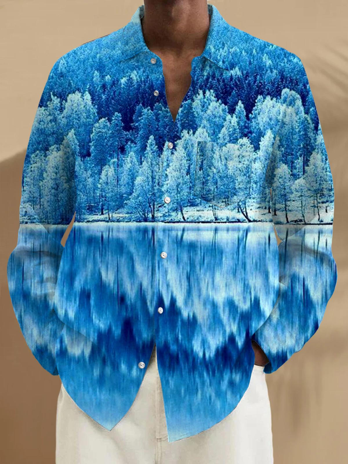 men's shirt front view