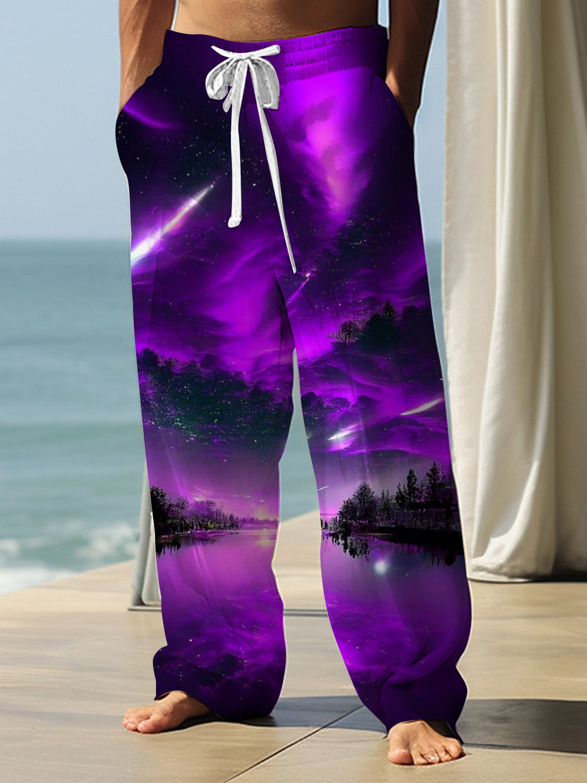 men's casual pants front view