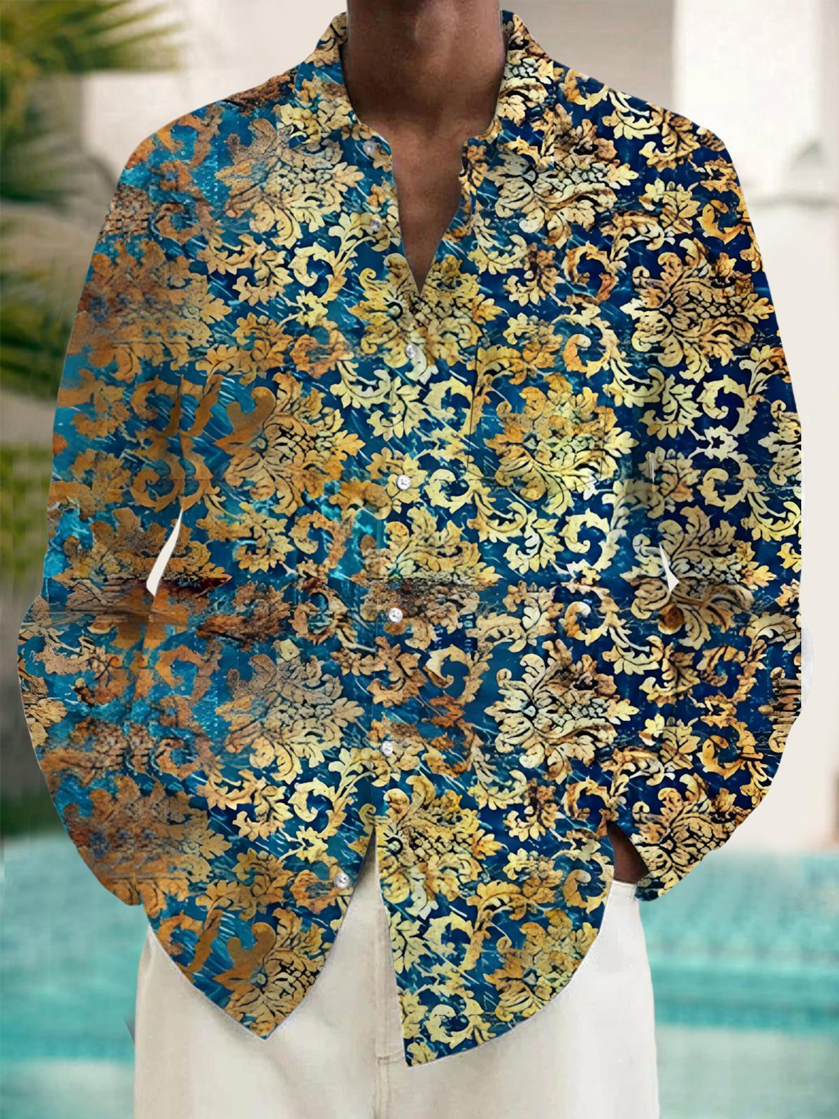 men's vintage style shirt front view