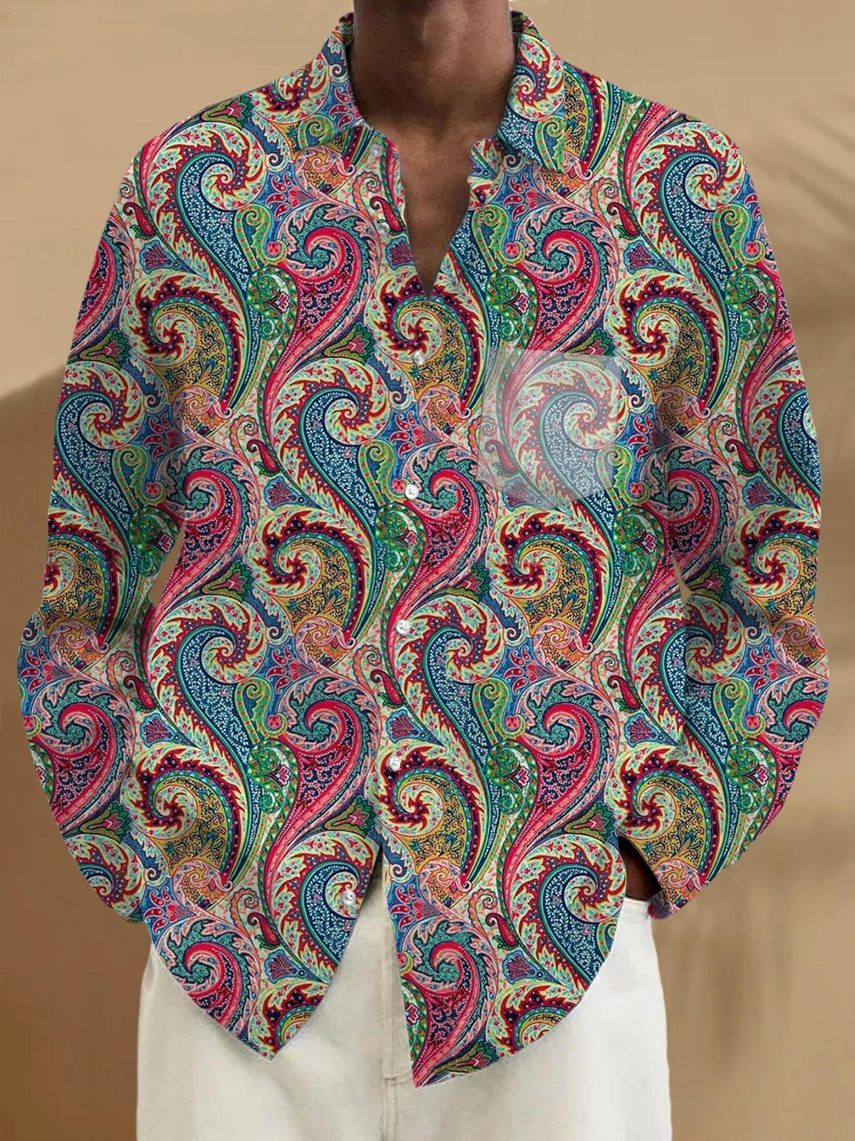 men's shirt front view