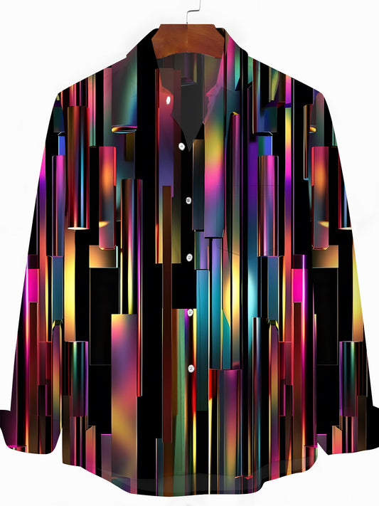 men's tie dye shirt front view