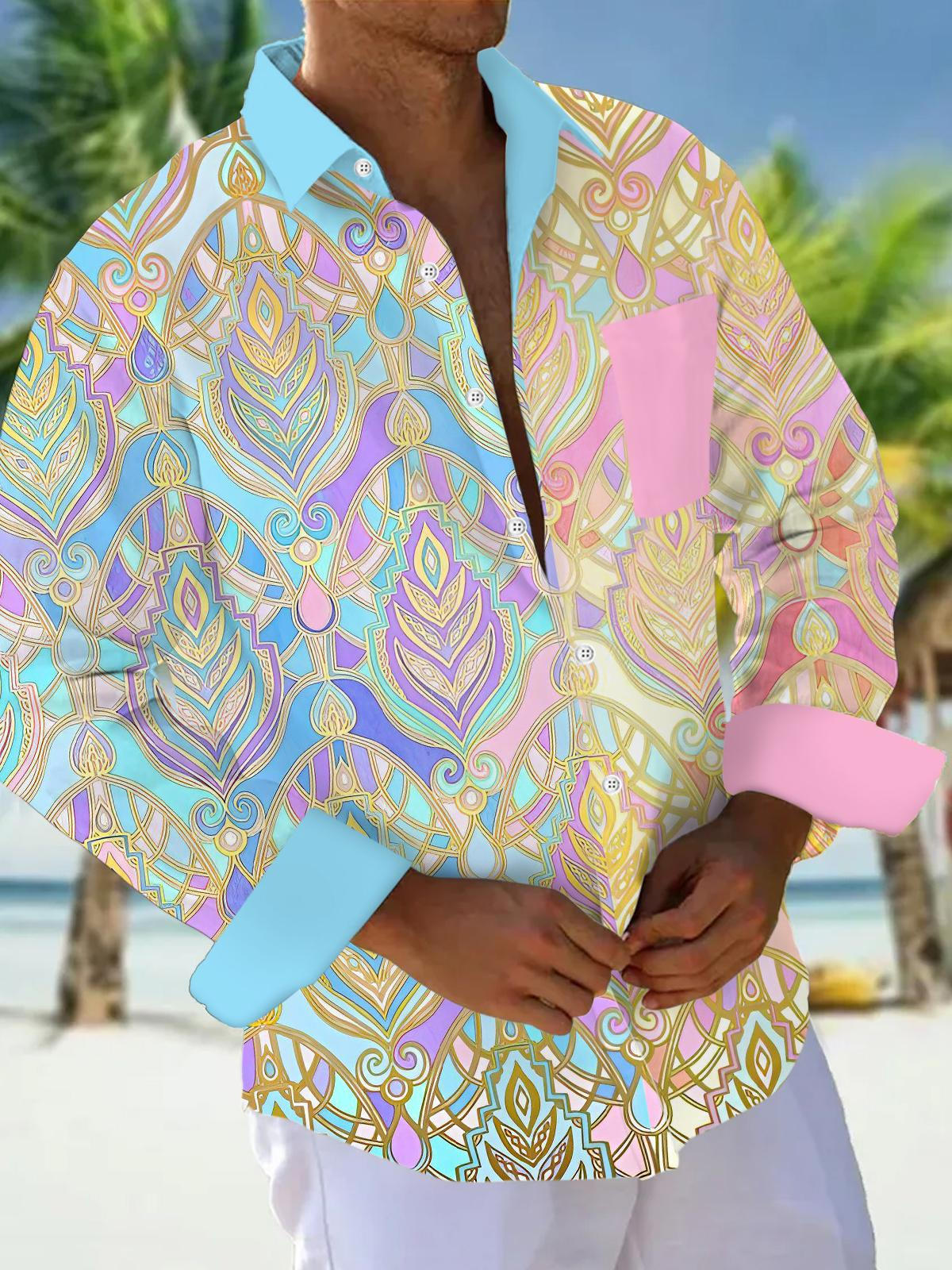 men's shirt front view
