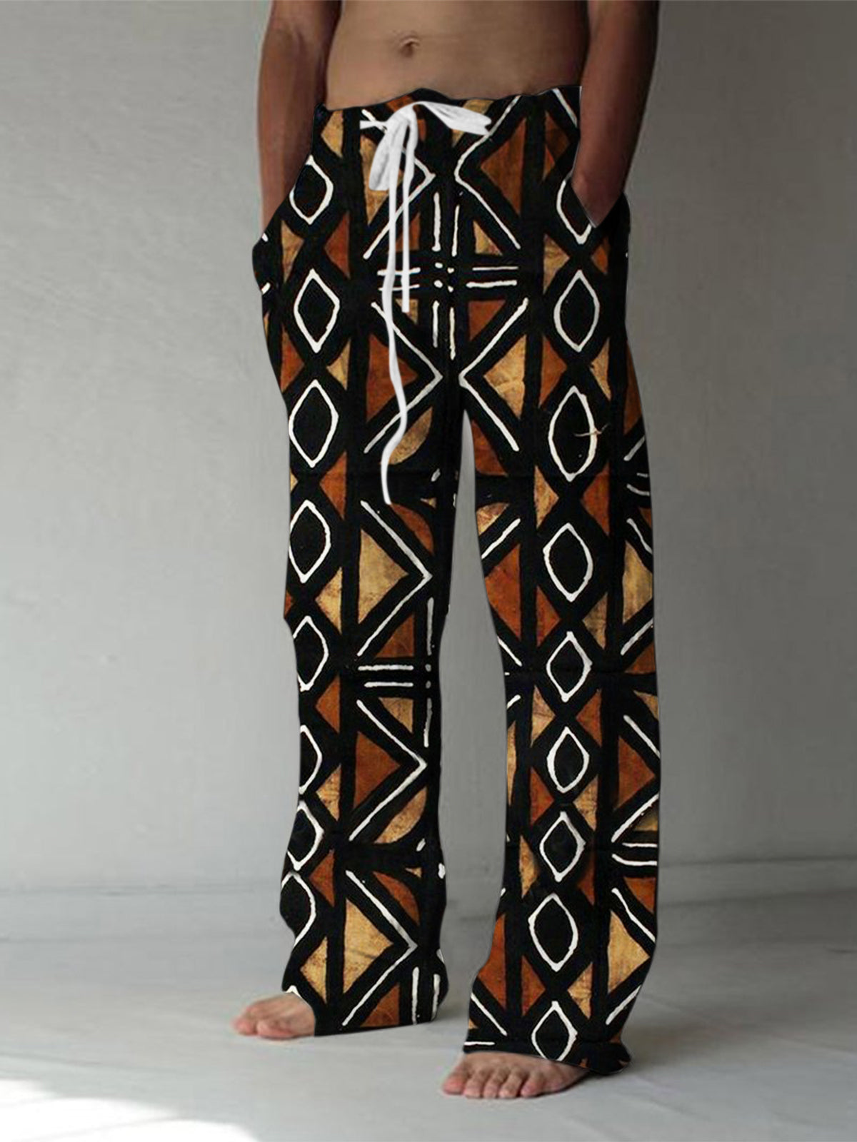 men's casual pants front view