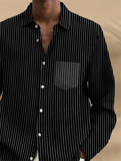 men's pocket shirt back view