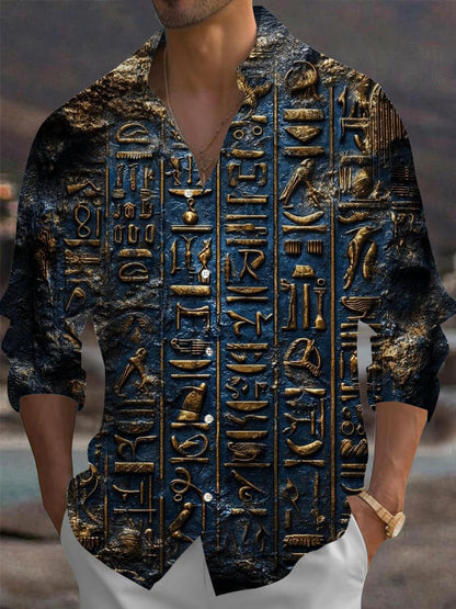 men's vintage style shirt front view