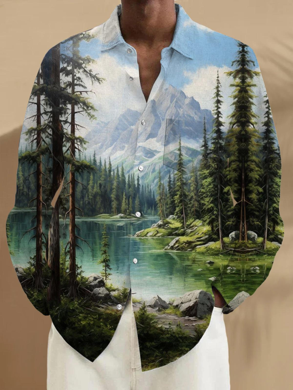 men's shirt front view