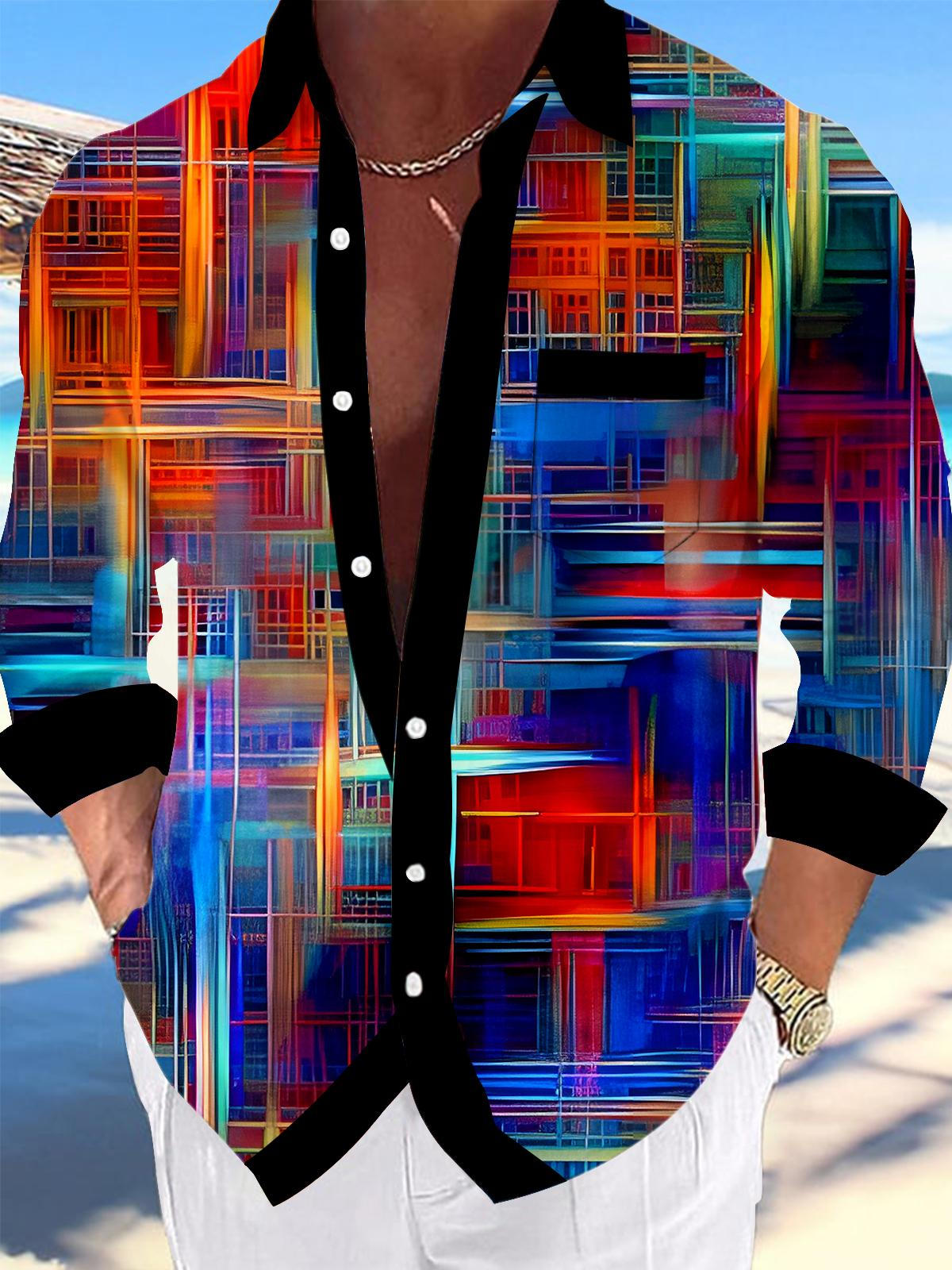 men's shirt front view