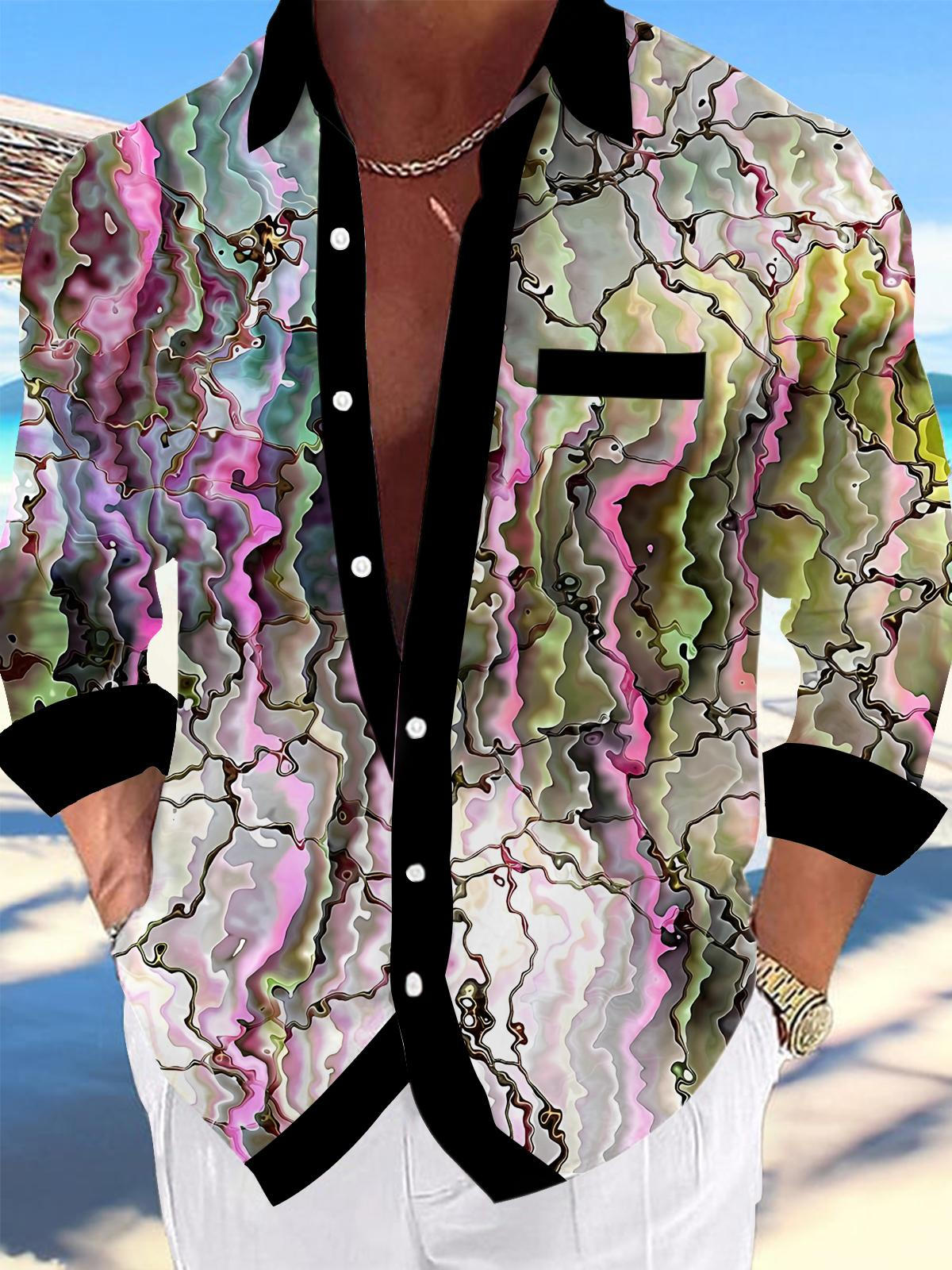 men's shirt front view